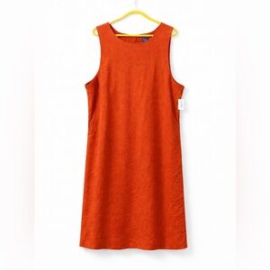 Old Navy Rust Sleeveless Midi Dress